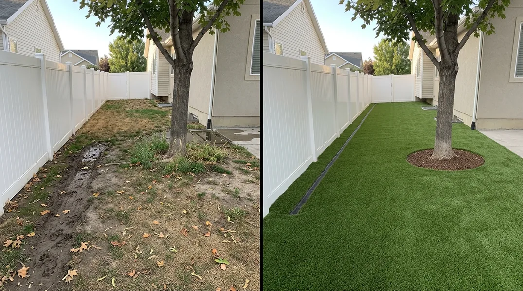 Result artificial grass installation in Provo - Provo Artificial Grass Installation